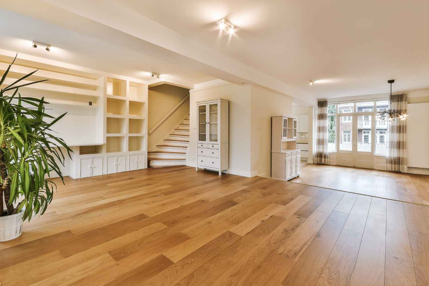 aesthetic home with wooden floors